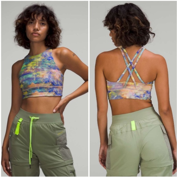 Lululemon Energy High-Neck Longline Tough Bra *Medium Support, B-D Cups Size 6 - Picture 1 of 8